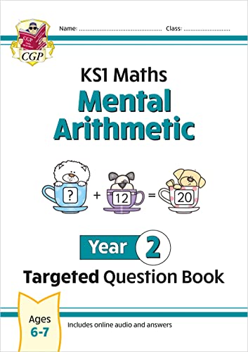 New KS1 Maths Year 2 Mental Arithmetic Targeted Question Book (incl. Online Answers & Audio Tests) (CGP Year 2 Maths)